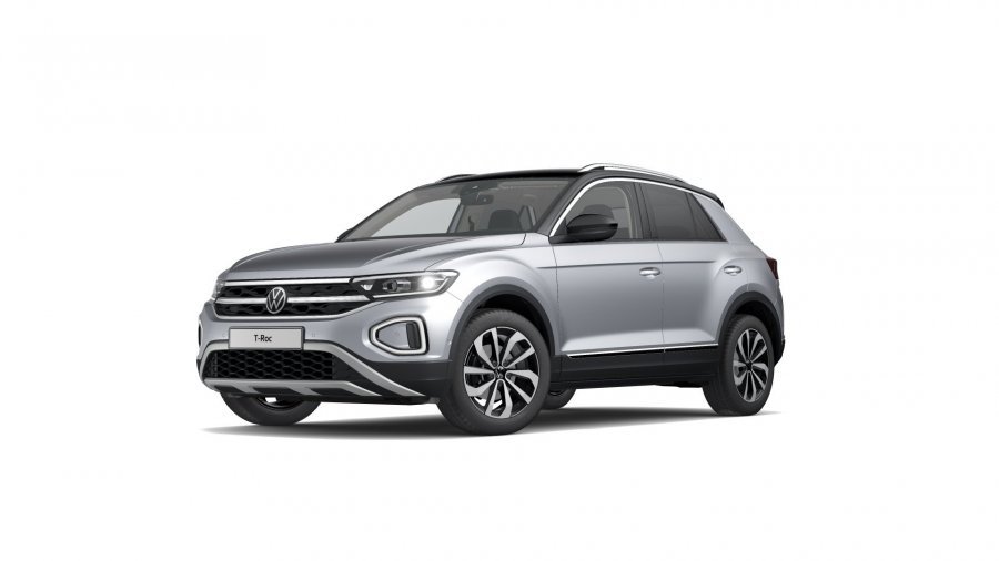 Volkswagen T-Roc, T-Roc Style 1,5 TSI 110 kW 7DSG, barva stříbrná