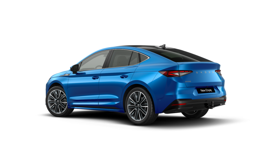 Škoda Enyaq iV, 82 kWh 210,00 kW 1° automatická 4x4, barva modrá