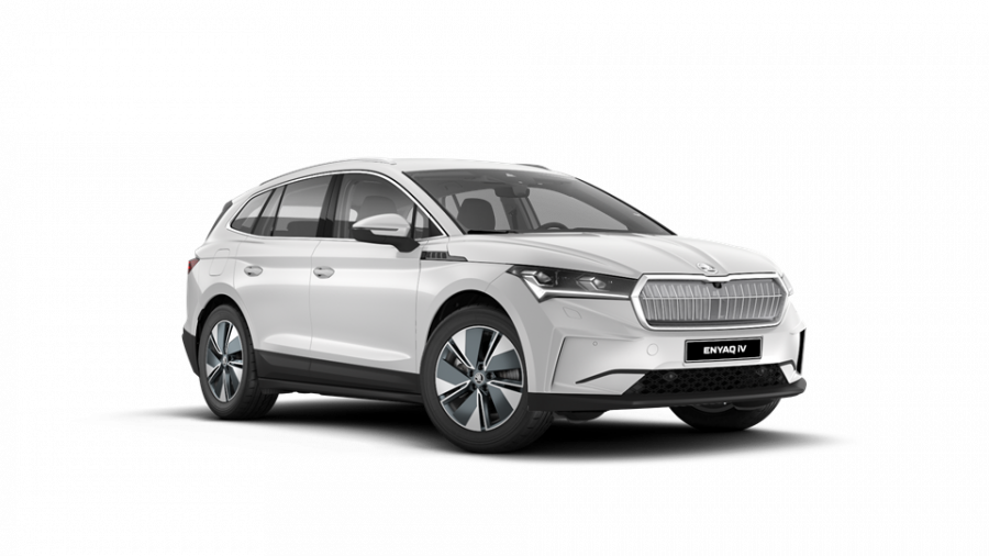 Škoda Enyaq iV, 82 kWh 150 kW 1° převodovka, barva bílá