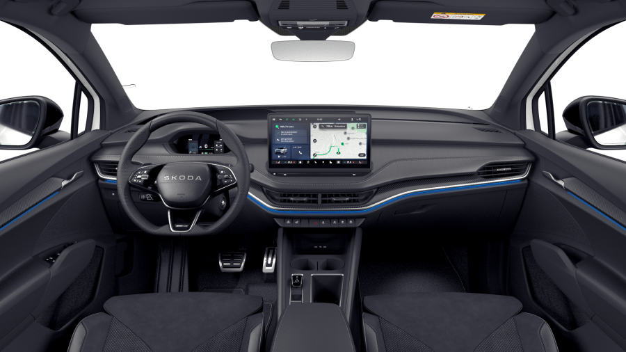 Škoda Elroq, 63 kWh 150,00 kW 1° převodovka, barva bílá