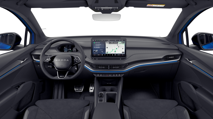 Škoda Elroq, 82 kWh 210 kW 1° převodovka, barva modrá