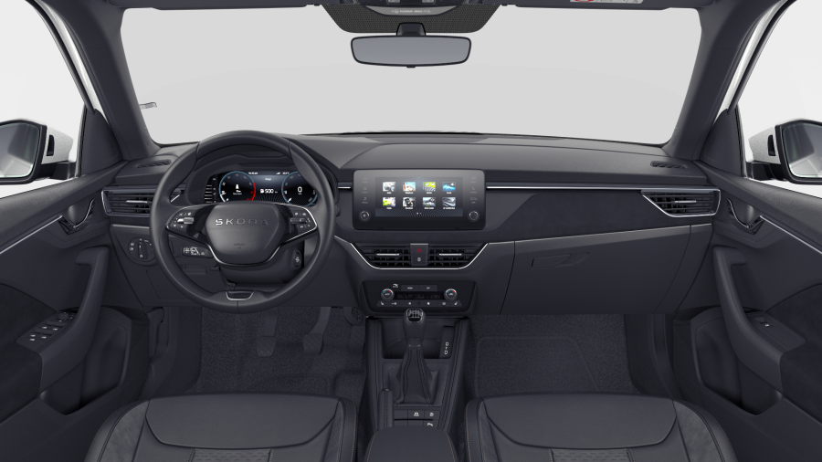 Škoda Kamiq, 1,5 TSI 110 kW 6° manuální, barva bílá