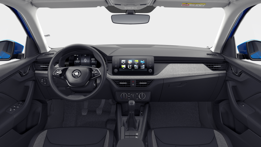 Škoda Scala, 1,0 TSI 85 kW 6-stup. mech., barva modrá