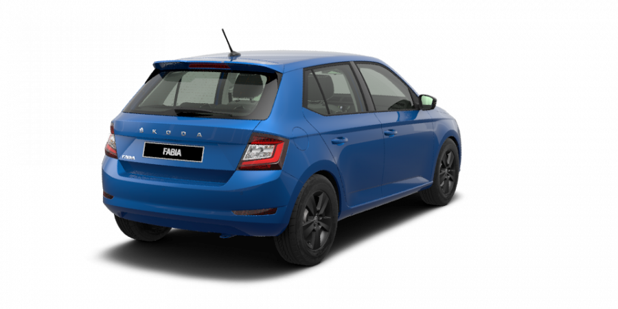 Škoda Fabia, 1,0 TSI 70 kW 5-stup. mech., barva modrá