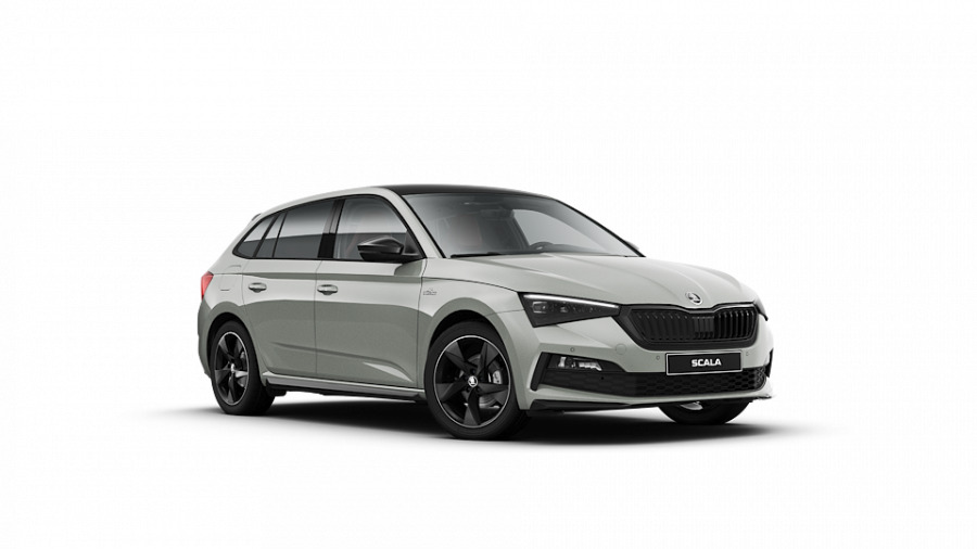 Škoda Scala, 1,5 TSI 110 kW 6-stup. mech., barva šedá