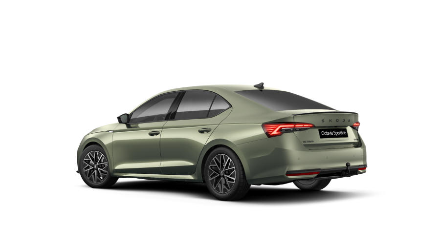 Škoda Octavia, 1,5 TSI m-HEV 110 kW 7° automatická DSG, barva zelená