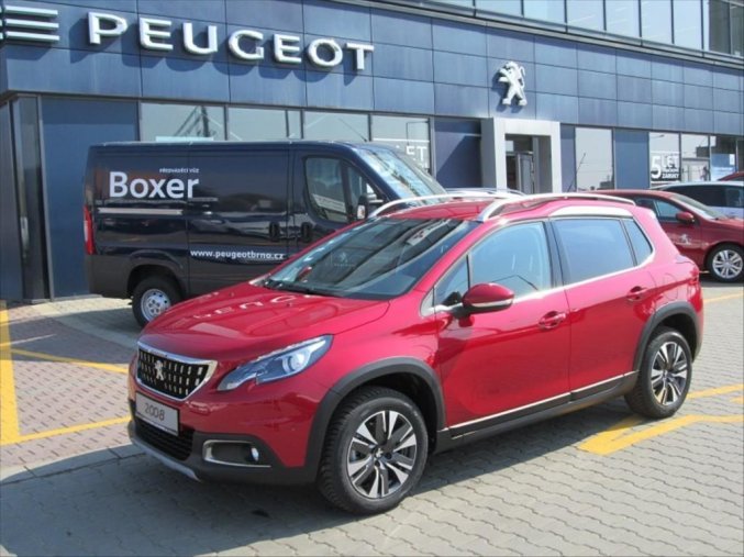Peugeot 2008, 1.2 130k Allure S&S EAT6, barva červená