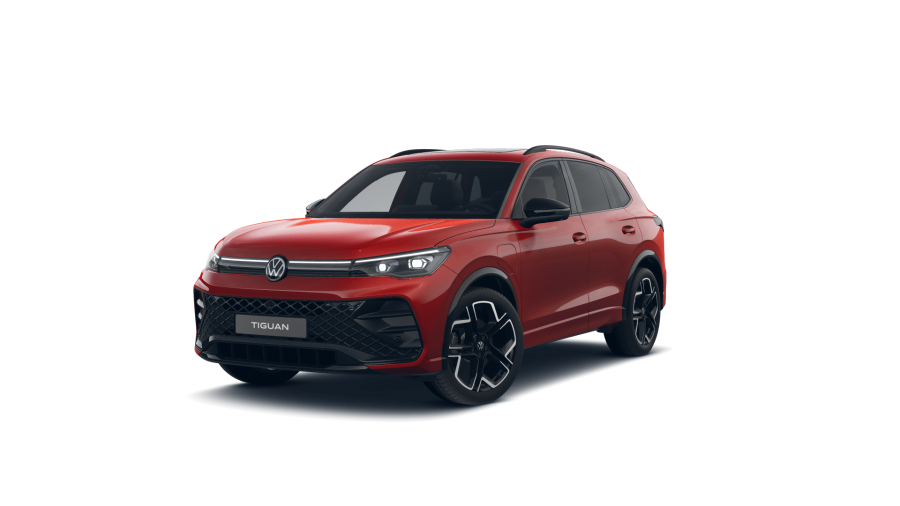 Volkswagen Tiguan, Tiguan R-Line People 200 kW eHybrid, barva červená
