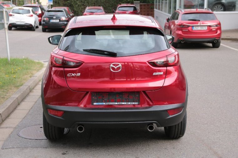 Mazda CX-3, 2,0 Skyactiv-G 121k, barva červená