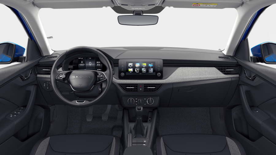 Škoda Scala, 1,0 TSI 70 kW 5-stup. mech., barva modrá