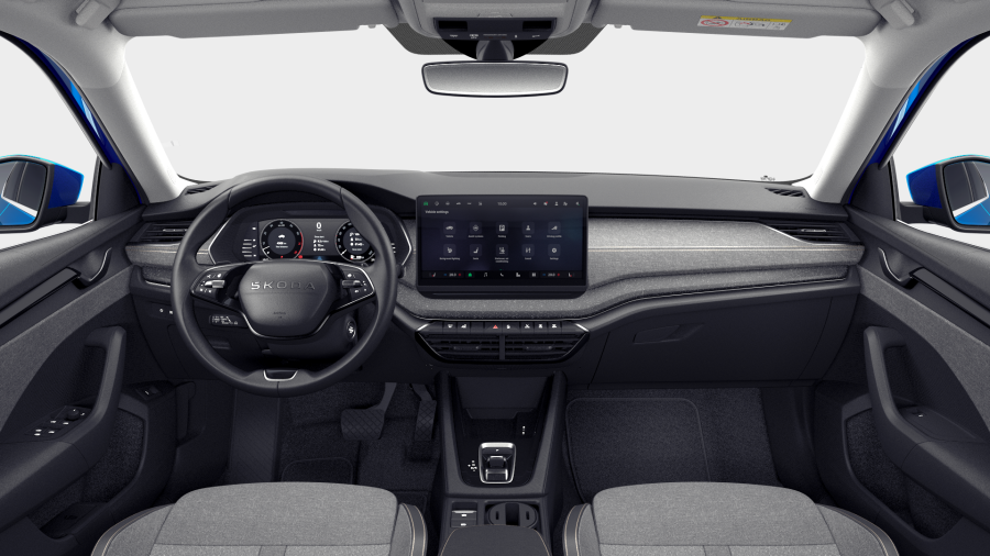 Škoda Octavia, 1,5 TSI m-HEV 110 kW 7° automatická DSG, barva modrá
