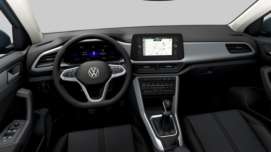 Volkswagen T-Roc, T-Roc Life 2,0 TDI 85 kW 6G, barva modrá