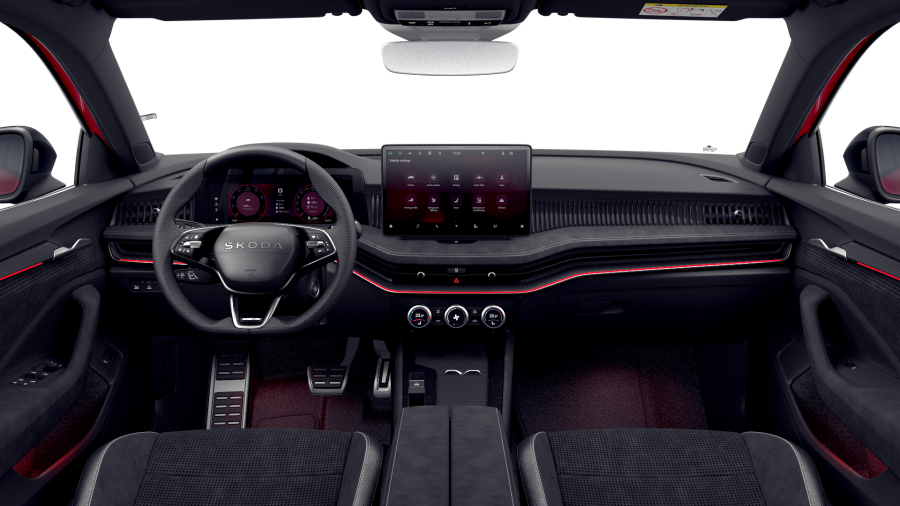 Škoda Superb, 2,0 TSI 195 kW 7° automatická DSG 4x4, barva červená