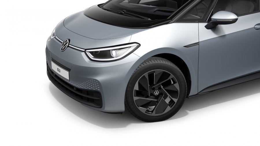 Volkswagen ID.3, ID.3 Tech, výk. 150 kW, kapac. 58 kWh, barva stříbrná