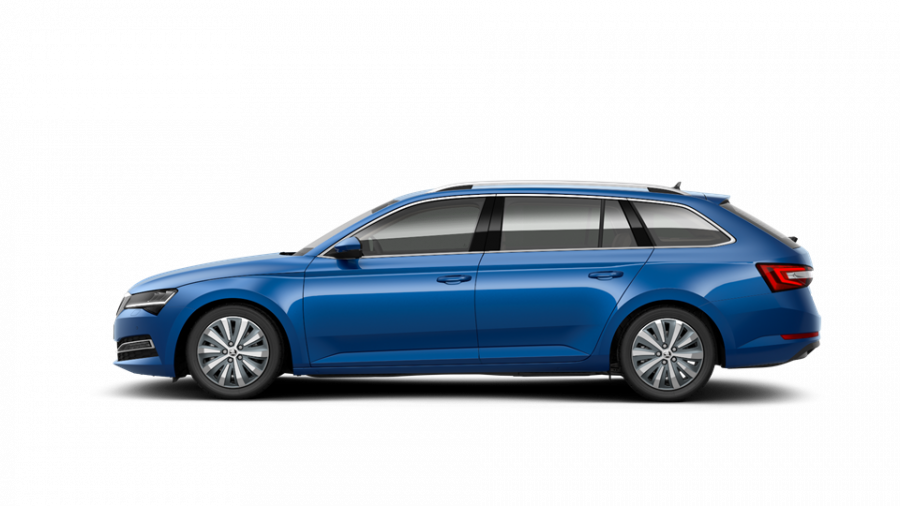 Škoda Superb, 2,0 TDI 110 kW 7-stup. automat., barva modrá