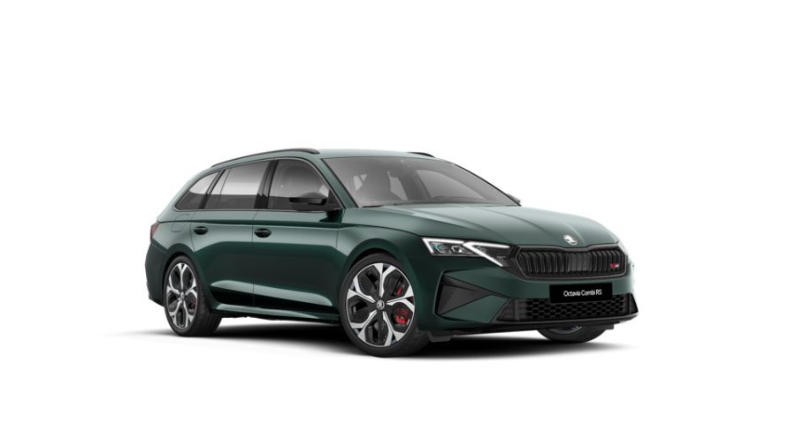Škoda Octavia, 2,0 TSI 195 kW 7° automatická DSG, barva zelená