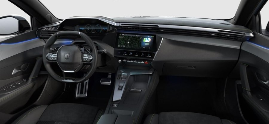 Peugeot 308, Peugeot 308 SW GT Elektromotor 115 kW, barva modrá