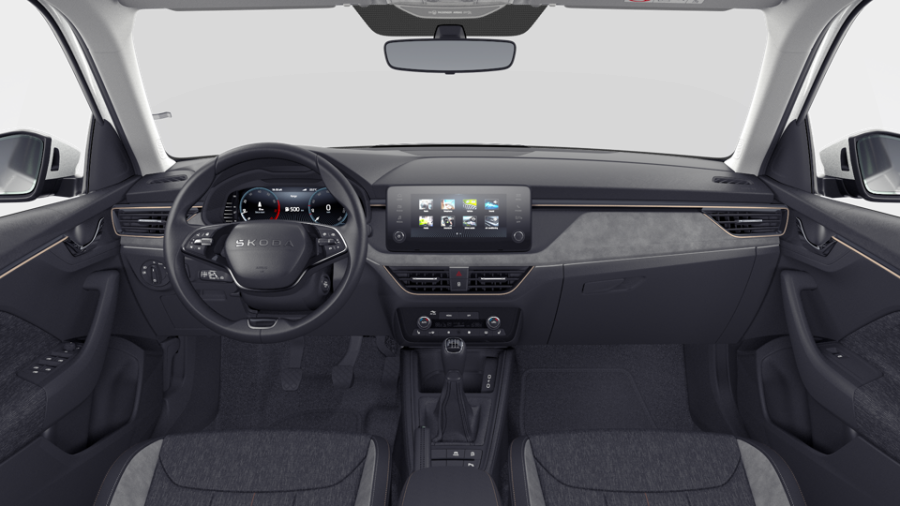 Škoda Kamiq, 1,0 TSI 85 kW 6° manuální, barva bílá