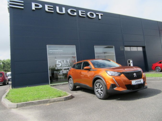 Peugeot 2008, ACTIVE 1.2 PureTech 100k MAN6, barva oranžová