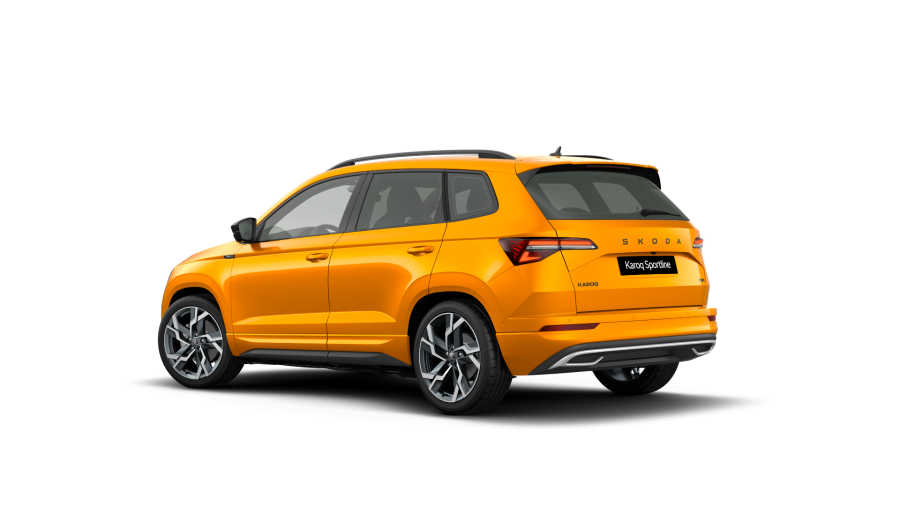 Škoda Karoq, 2,0 TSI 140 kW 7-stup. automat. 4x4, barva oranžová