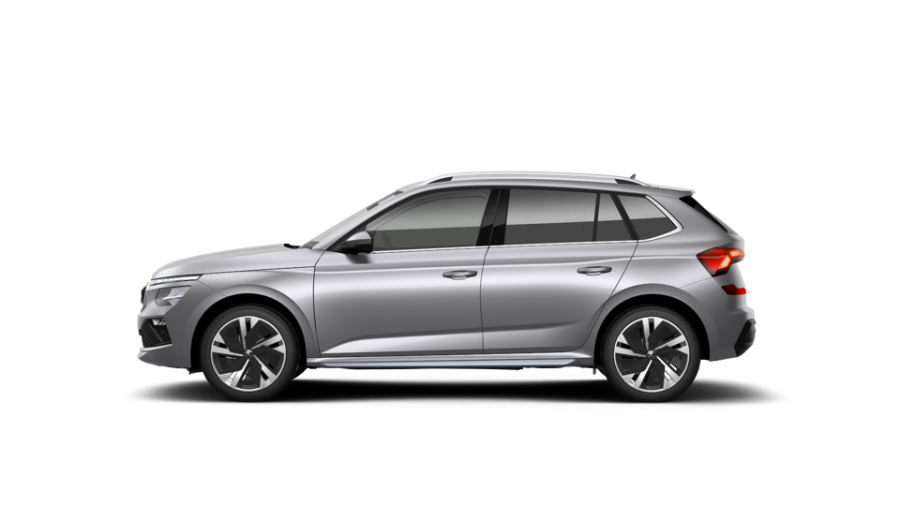 Škoda Kamiq, 1,5 TSI 110 kW 6° manuální, barva stříbrná