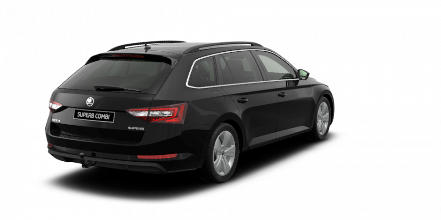 Škoda Superb, 2,0 TDI 110 kW 6-stup. mech., barva černá