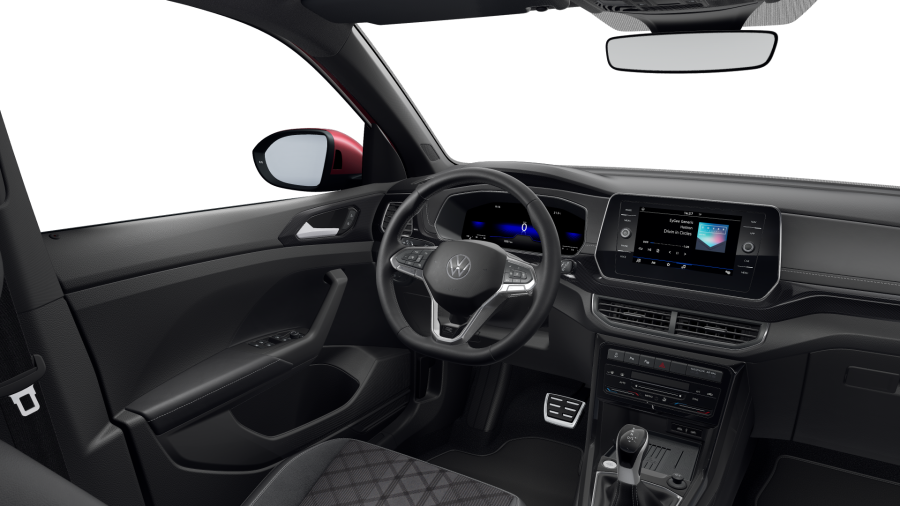 Volkswagen T-Cross, T-Cross R-Line People 1.0 TSI 85 kW 7DSG, barva červená