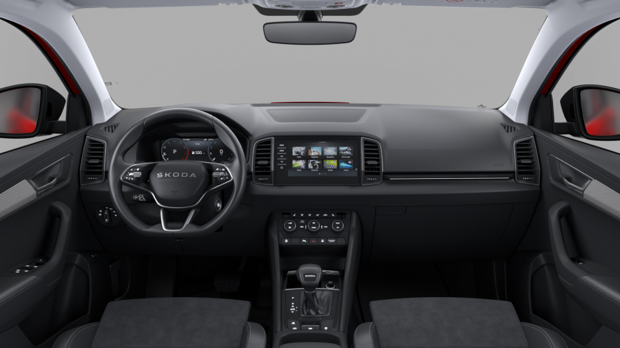 Škoda Karoq, 1,5 TSI 110 kW 7-stup. automat., barva červená