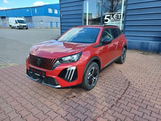 Peugeot 2008, Peugeot 2008 ALLURE Hybrid 110 e-DCS6, barva červená