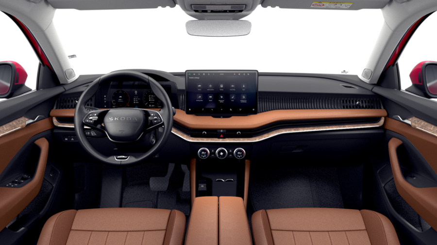 Škoda Superb, 2,0 TDI 142 kW 7-stup. automat. 4x4, barva červená