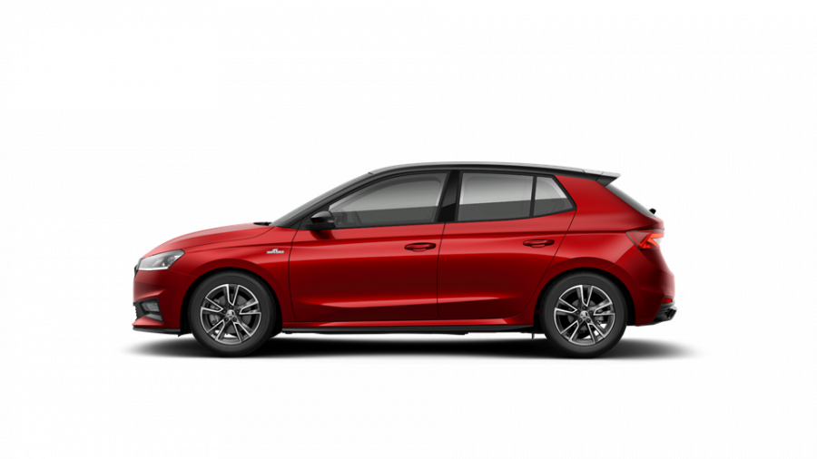 Škoda Fabia, 1,0 TSI 85 kW 6-stup. mech., barva červená