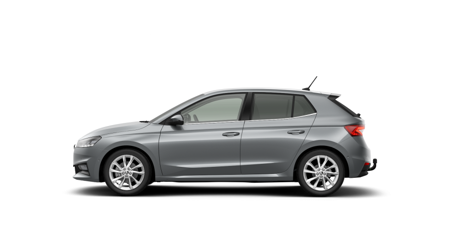 Škoda Fabia, 1,5 TSI 110 kW 7° automatická DSG, barva stříbrná