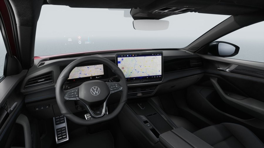 Volkswagen Passat, Passat R-Line People 200 kW eHybrid, barva červená