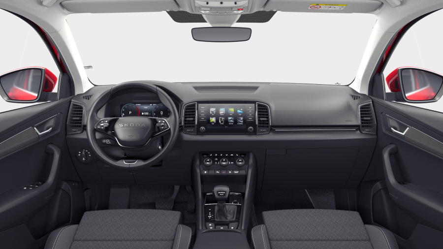 Škoda Karoq, 2,0 TDI 110 kW 7° automatická DSG 4x4, barva červená