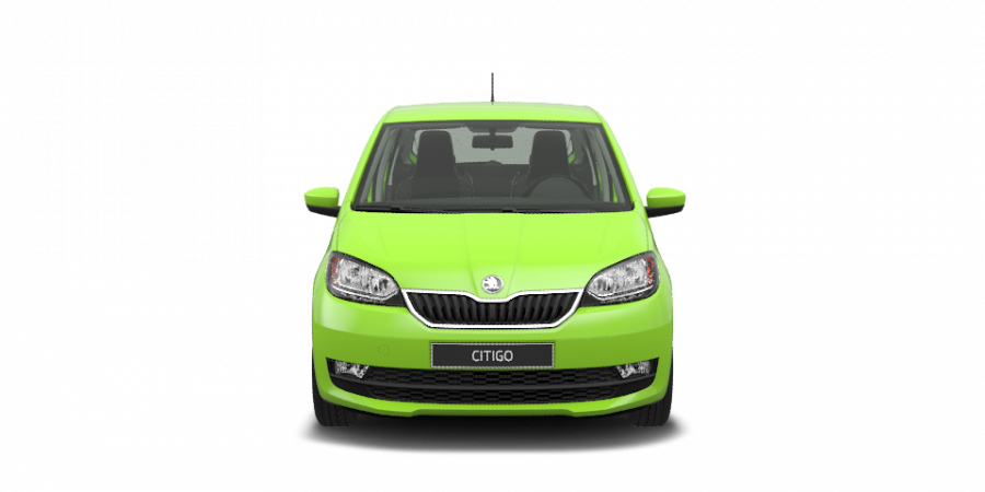 Škoda Citigo, 1,0 MPI 44 kW 5-stup. mech., barva zelená