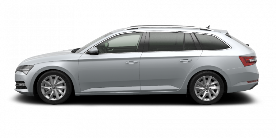 Škoda Superb, 2,0 TDI 110 kW 6-stup. mech., barva stříbrná