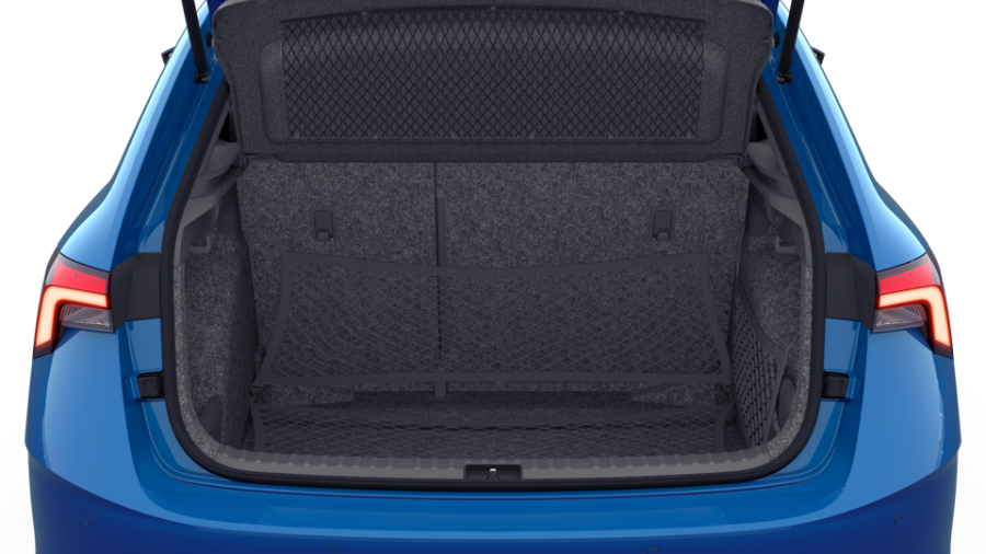 Škoda Scala, 1,0 TSI 85 kW 6° manuální, barva modrá