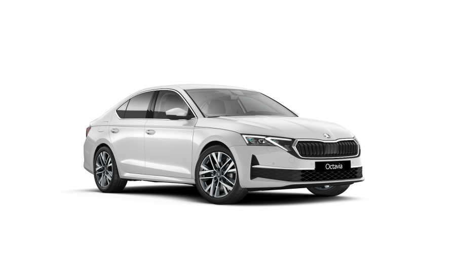 Škoda Octavia, 1,5 TSI m-HEV 110 kW 7° automatická DSG, barva bílá