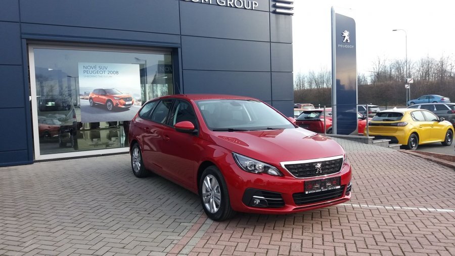 Peugeot 308, SW ACTIVE PACK 1.5 BlueHDI 130k MAN6, barva červená