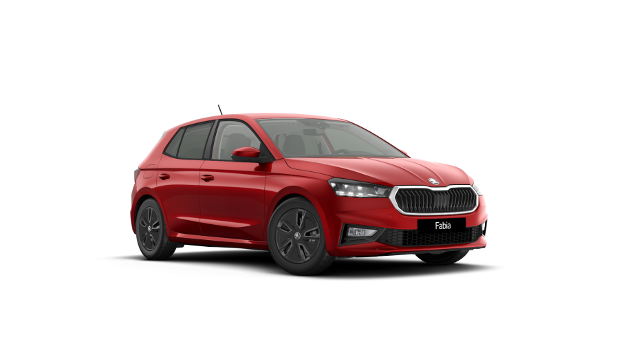 Škoda Fabia, 1,0 TSI 85 kW 7-stup. automat., barva červená