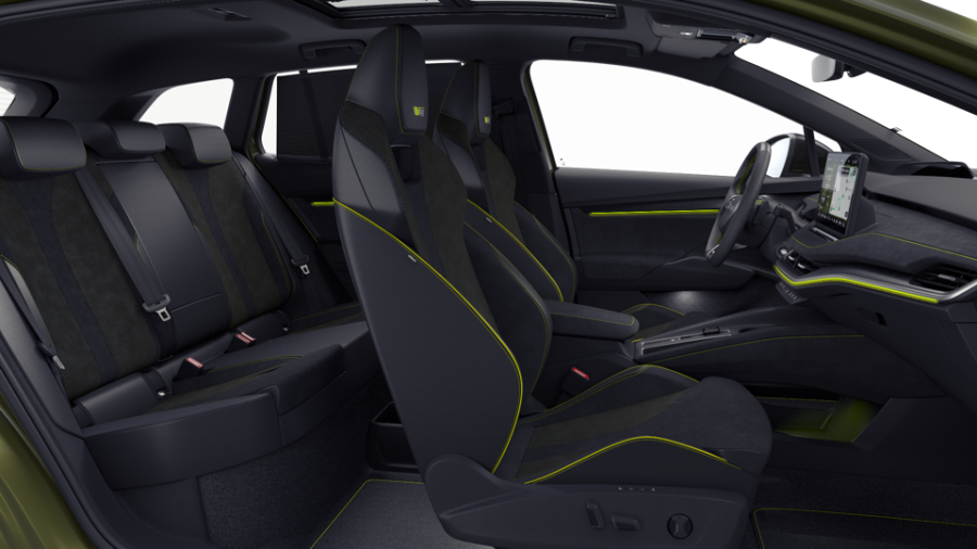Škoda Enyaq iV, 84 kWh 1° automatická 4x4, barva zelená