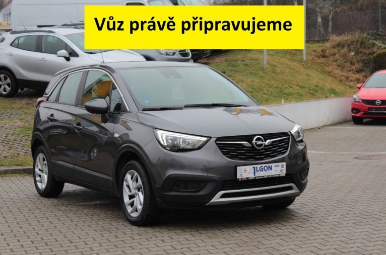 Opel Crossland X, Smile 1,2 Turbo 81 kW AT6, barva šedá