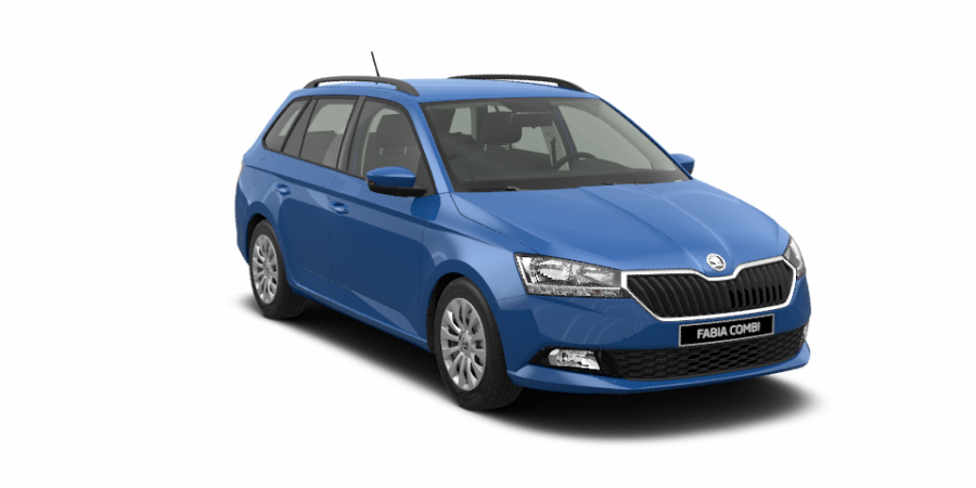 Škoda Fabia, 1,0 TSI 70 kW 5-stup. mech., barva modrá