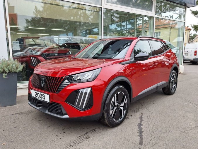 Peugeot 2008, Peugeot 2008 ALLURE 1.2 TURBO 100k MAN6, barva červená