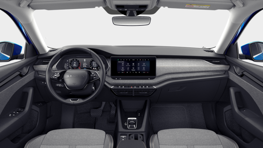 Škoda Octavia, 1,5 TSI m-HEV 110 kW 7° automatická DSG, barva modrá