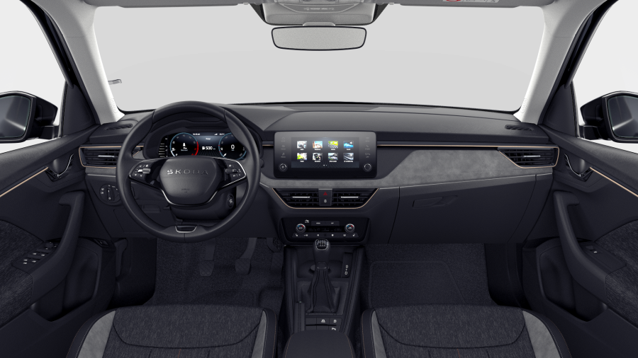 Škoda Kamiq, 1,5 TSI 110 kW 6° manuální, barva černá