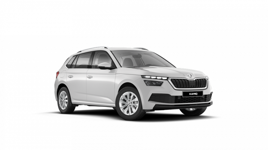 Škoda Kamiq, 1,0 TSI 81 KW 6-stup. mech., barva bílá