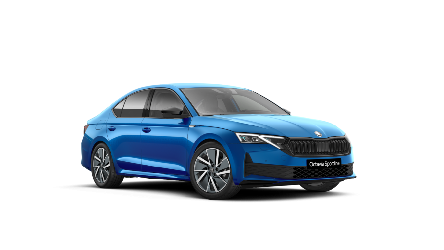 Škoda Octavia, 1,5 TSI m-HEV 110 kW 7-stup. automat., barva modrá