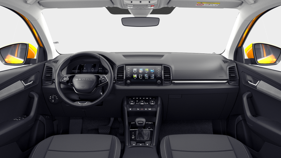 Škoda Karoq, 1,5 TSI 110 kW 7° automatická DSG, barva oranžová