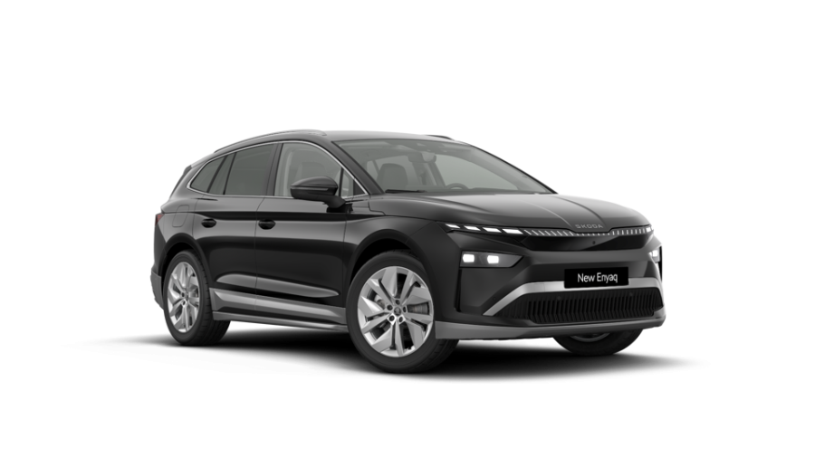 Škoda Enyaq iV, 82 kWh 1° automatická, barva černá